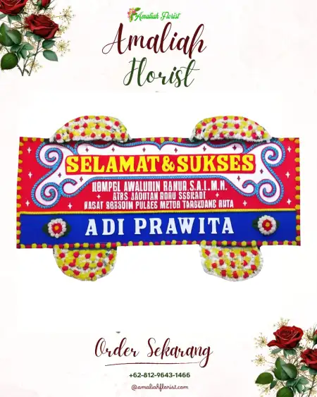 Papan Bunga Ucapan Selamat Srengat